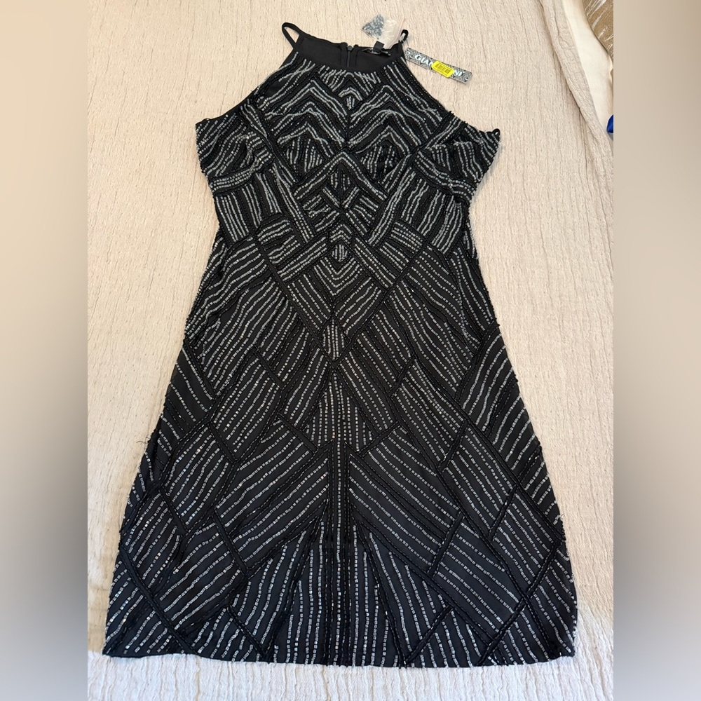 Giani Bini Black Beaded Dress